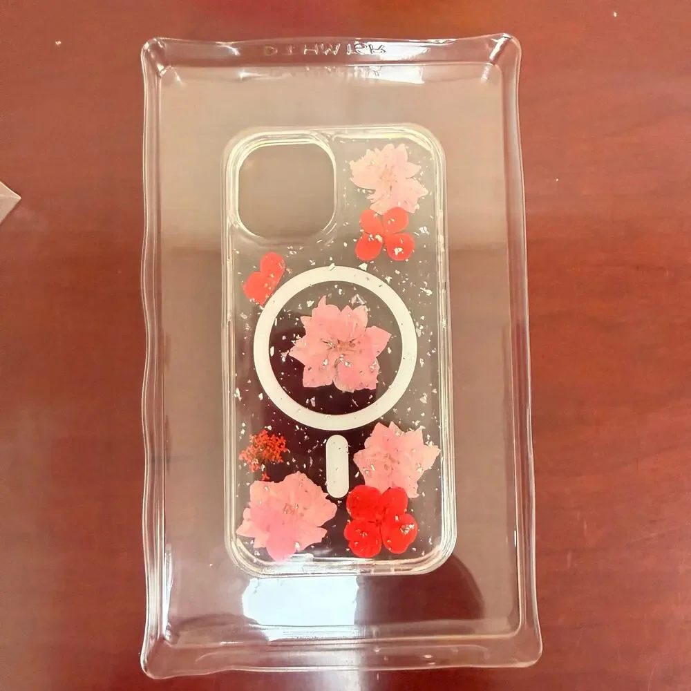 Floral iPhone 14/15 Case (NEW - opened box but unused)